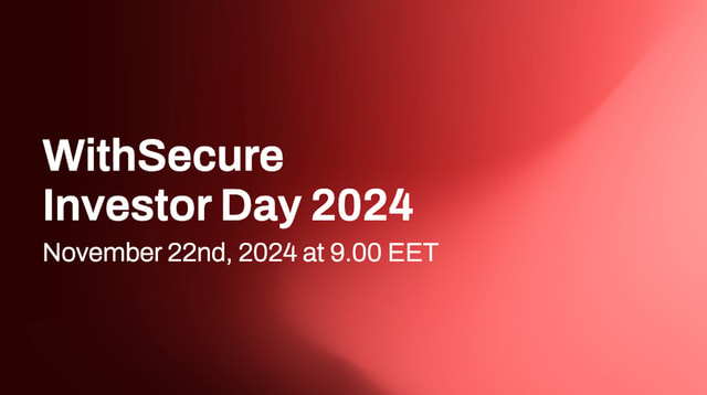 WithSecure Investor Day 2024