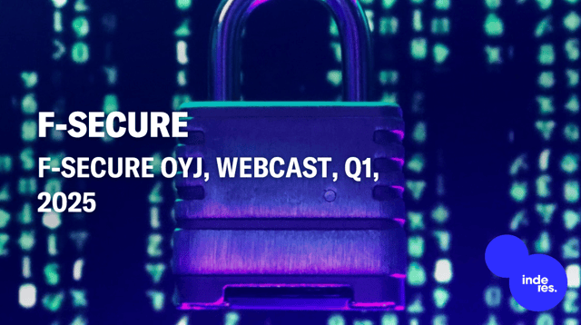 F-Secure Oyj, Webcast, Q1'25