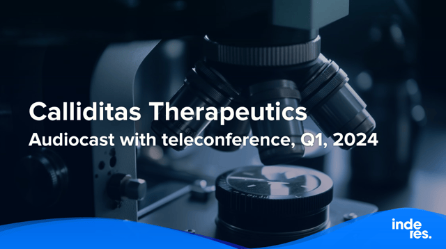 Calliditas Therapeutics, Audiocast with teleconference, Q1'24