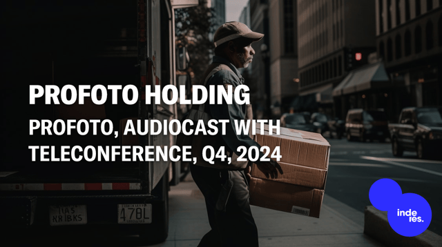 Profoto, Audiocast with teleconference, Q4'24