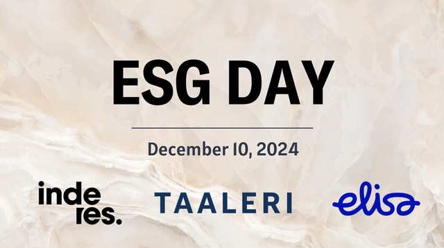 ESG Day – Climate Change | December 10, 2024