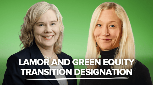 Lamor and Green Equity Transition Designation
