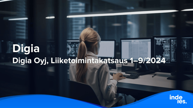 Digia Oyj, Liiketoimintakatsaus 1–9/2024