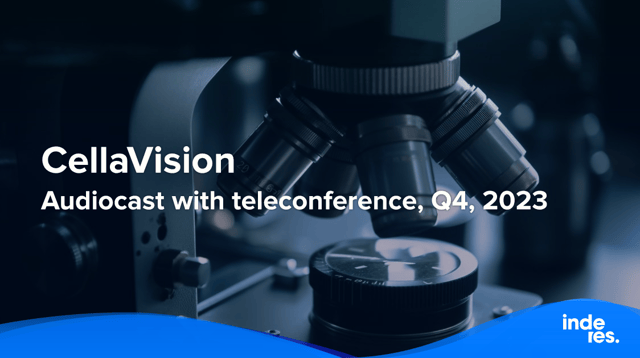 CellaVision, Audiocast with teleconference, Q4'23