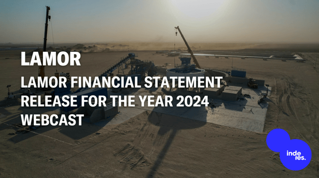 Lamor Financial Statement Release for the year 2024 webcast