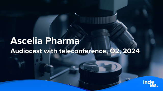 Ascelia Pharma, Audiocast with teleconference, Q2'24