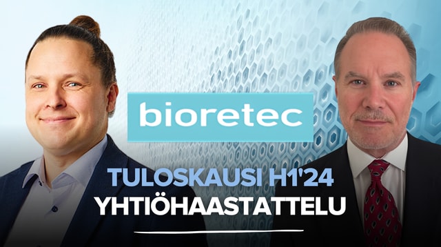 Bioretec H1'24: Asiat etenevät, vaikka Kiinassa vastatuulta (eng.)