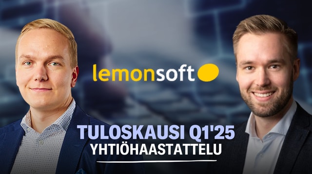 Lemonsoft Q1'25: ”Hitaita askelia oikeaan suuntaan”