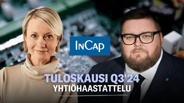 Incap Q3'24: Kasvu jatkuu (eng.)