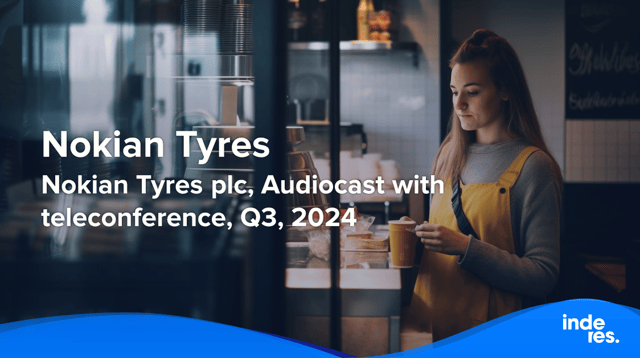 Nokian Tyres plc, Audiocast with teleconference, Q3'24