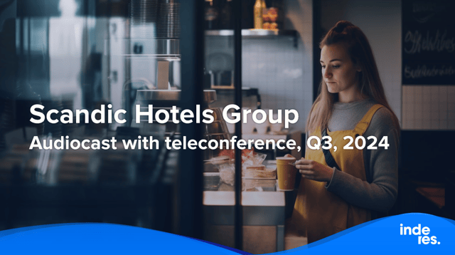 Scandic Hotels Group, Audiocast with teleconference, Q3'24