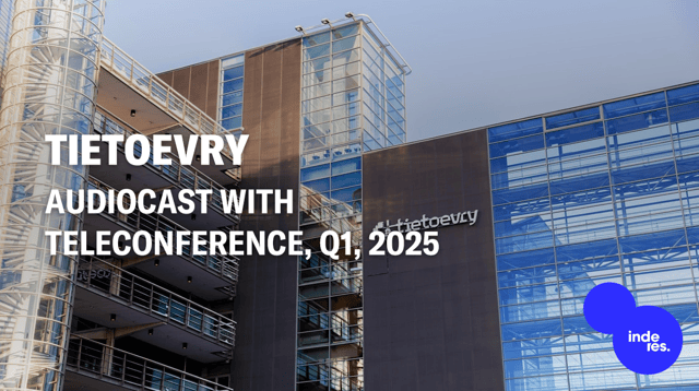 Tietoevry, Audiocast with teleconference, Q1'25