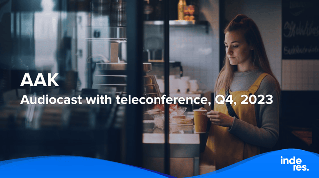 AAK, Audiocast with teleconference, Q4'23