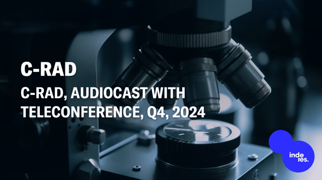 C-RAD, Audiocast with teleconference, Q4'24