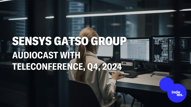 Sensys Gatso Group, Audiocast with teleconference, Q4'24