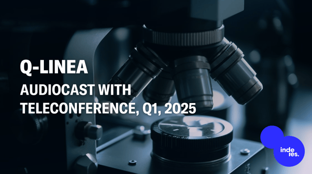 Q-Linea, Audiocast with teleconference, Q1'25
