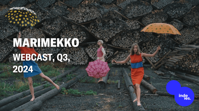 Marimekko, Webcast, Q3'24