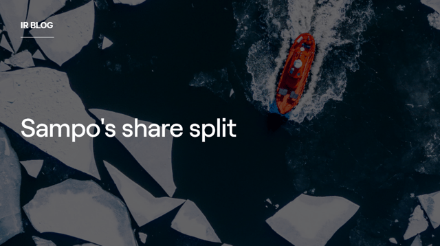 Sampo’s share split