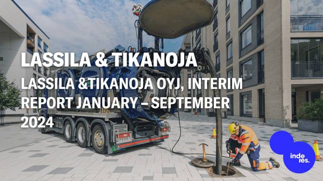 Lassila &Tikanoja Oyj, Interim Report January – September 2024