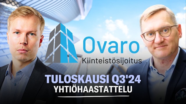 Ovaro Q3'24: Asuntokannasta luopumista