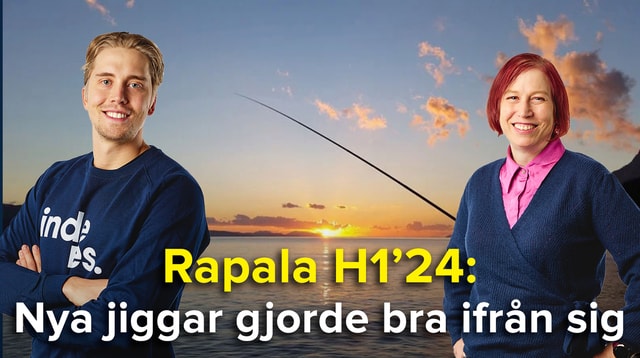 Rapala H1’24: Nya jiggar gjorde bra ifrån sig