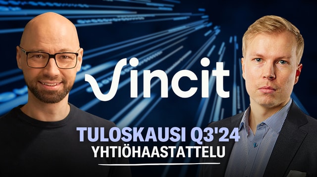 Vincit Q3'24: Ihmekäännettä ei näköpiirissä