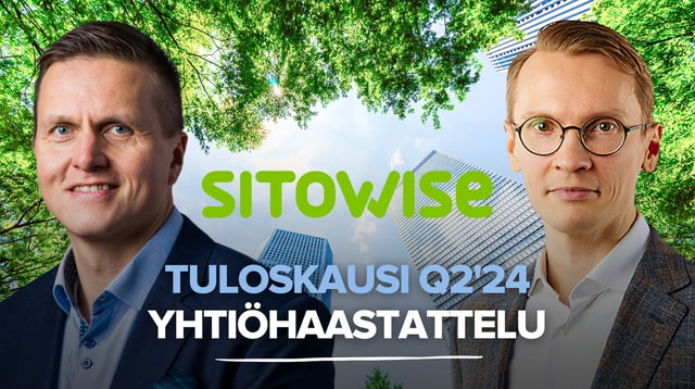 Sitowise Q2'24: Markkina edelleen haastava