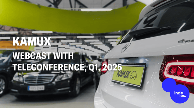 Kamux, Webcast with teleconference, Q1'25