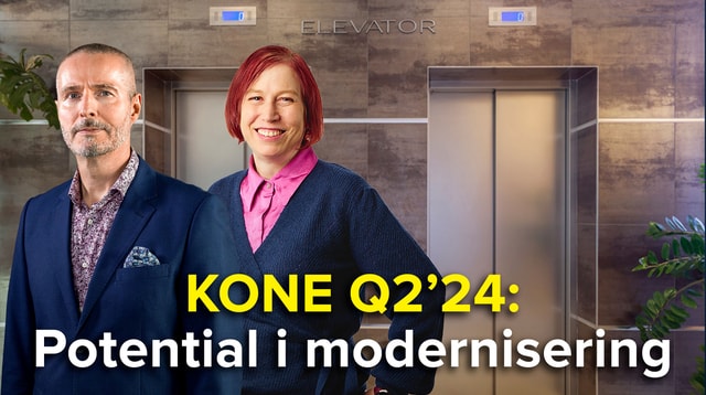 KONE Q2’24: Potential i modernisering