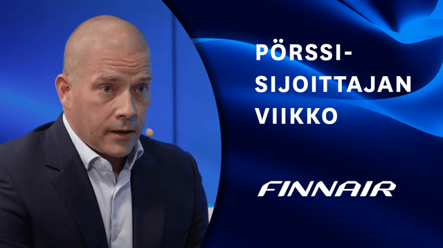 Finnair sijoituskohteena | Pörssisijoittajan viikko 12.9.2024