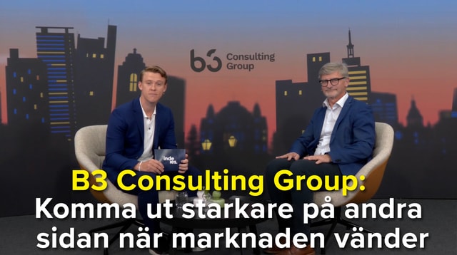 B3 Consulting Group: Komma ut starkare på andra sidan när marknaden vänder