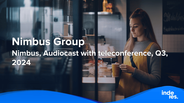 Nimbus, Audiocast with teleconference, Q3'24