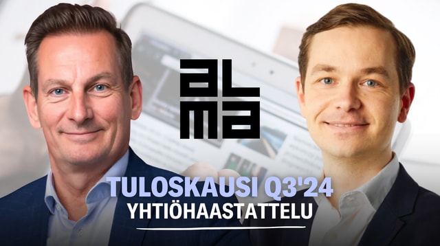 Alma Media Q3’24: Toiminnan tehostuminen näkyi kannattavuudessa