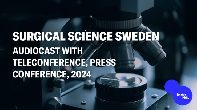 Surgical Science Sweden, Audiocast with teleconference, Press Conference, 2024