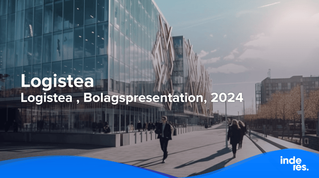 Logistea , Bolagspresentation, 2024