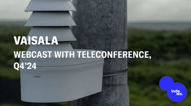 Vaisala Oyj, Webcast with teleconference, Q4'24