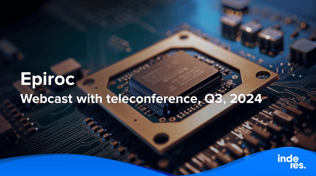 Epiroc, Webcast with teleconference, Q3'24