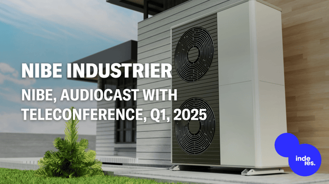 NIBE, Audiocast with teleconference, Q1'25
