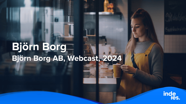 Björn Borg AB, Webcast, 2024