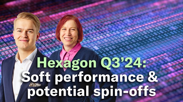 Hexagon Q3’24: Soft performance & potential spin-offs