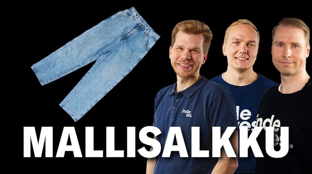 Mallisalkku: Ostohousut jalassa