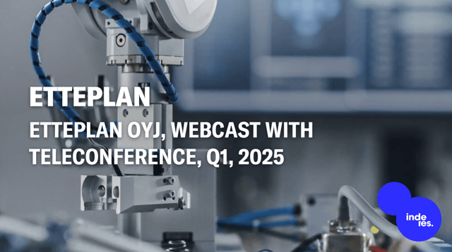 Etteplan Oyj, Webcast with teleconference, Q1'25