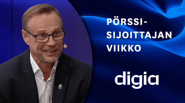 Digia sijoituskohteena | Pörssisijoittajan viikko 11.9.2024