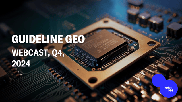 Guideline Geo, Webcast, Q4'24