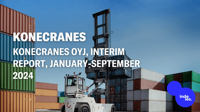 Konecranes Oyj, Interim report, January-September 2024