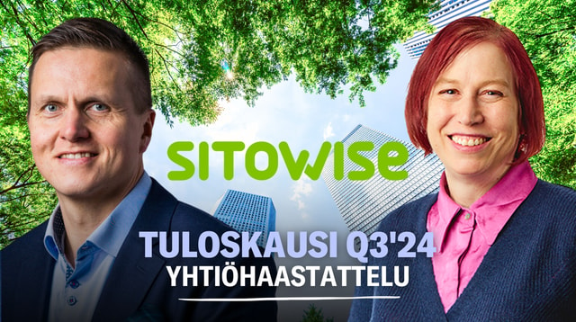 Sitowise Q3’24: Infra & Digitaaliset ratkaisut vakaita, Talo-liiketoiminta yhä huolena (eng.)