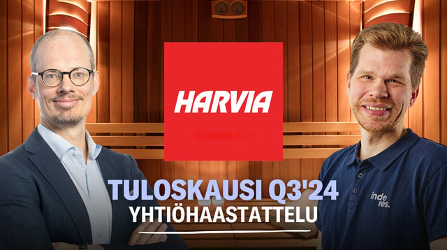 Harvia Q3’24: Höyryistä kasvua Pohjois-Amerikassa