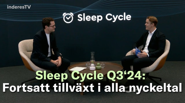 Sleep Cycle Q3´24: Fortsatt tillväxt i alla nyckeltal