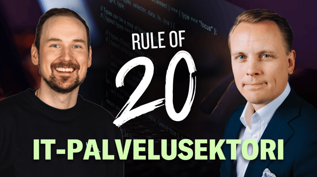 IT-palvelusektori: Mikä "Rule of 20"?