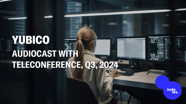 Yubico, Audiocast with teleconference, Q3'24